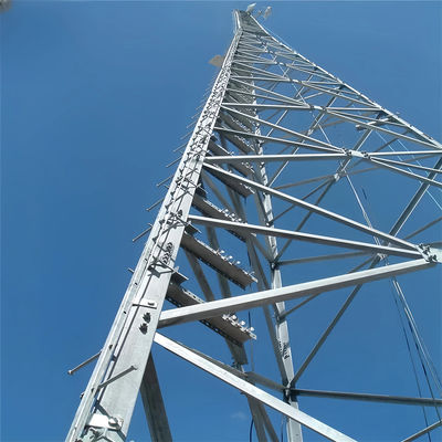 Desain Profesional Menara Antenna Segitiga Radome Material Telecom Jati Menara Baja