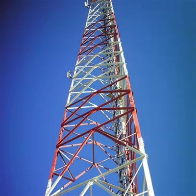 28-50M Antenna 3 Leg Galvanized Steel Lattice Tower Telekom Tube Angular Mobile Communication Tower