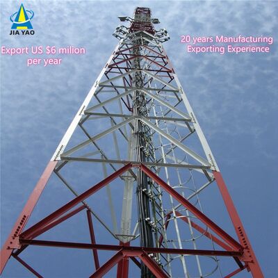 5 10 15 20 25 30 M Self-supporting Galvanized Angular Steel 3 Legged Tower 5-100M