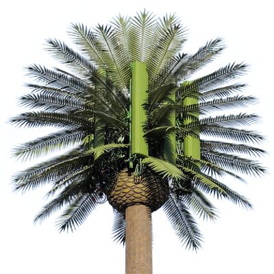 15 21 27M Zona Pemandangan Pohon Bionik Baja Galvanis Tersamar Luar Ruangan 5G 4G Menara Komunikasi Wifi