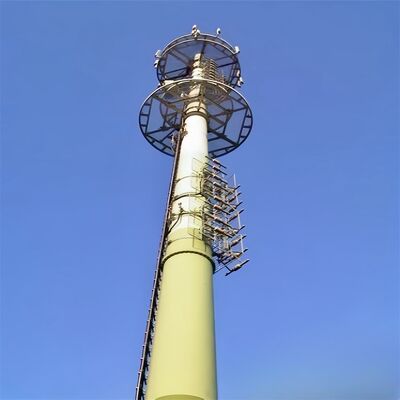 22 30 38M Scenic Monopole Tubular Baja Galvanis Luar Ruangan 5G 4G Wifi Menara Komunikasi Lanskap Perkotaan