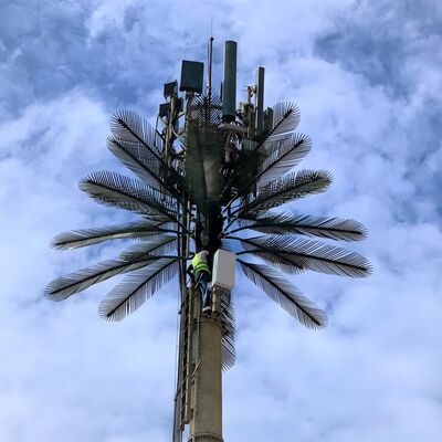 Menara Pohon Bionik struktur buatan desain baja kecepatan angin hingga 250 km/jam dengan pilihan baja tarik ringan dan tinggi