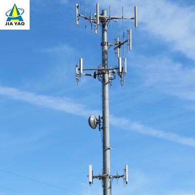 Pondasi 15 23 35 Meter Menara Monopole Dioptimalkan Ringan Untuk Pusat Konvensi