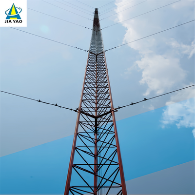 Menara Kawat Guyed Ringan 30 43 48M Untuk Dukungan Stasiun Bumi Satelit
