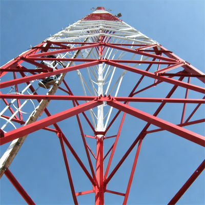 38 52 58M Menara Baja Sudut Berkaki 3 Pra Rakitan Waktu Timbal Singkat Untuk Jaringan Area Pertambangan