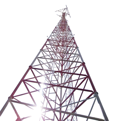 Menara Telekomunikasi 3 Tabung Tangga Terintegrasi 62M Untuk Penerapan Telekomunikasi Taman Logistik