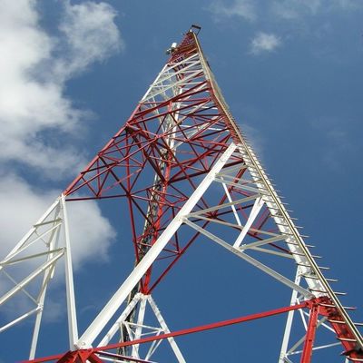 Menara Telekomunikasi yang Mendukung Diri 3 Kaki Menara Rangka Baja Sudut Tiga