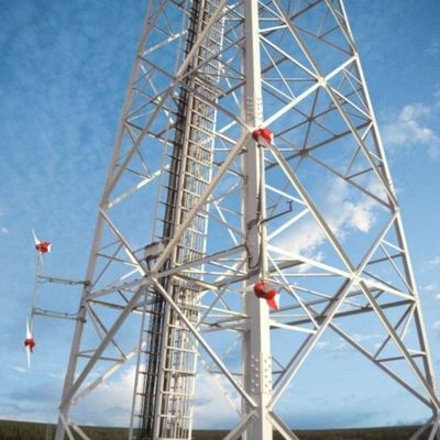 Struktur rangka Bolt tangga 4 kaki Menara kisi 5-200M Tinggi