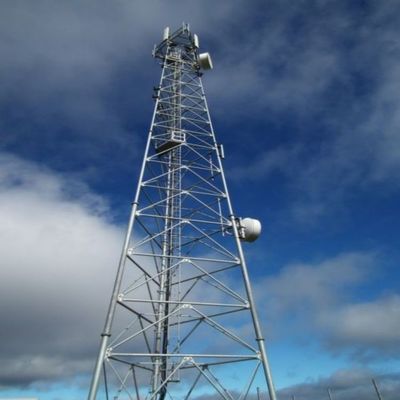 Tubular Telecom Steel 3 Legged Tower Jaringan Seluler 4G 5G Sinyal Radio Antenna Teluk Teluk Menara Telekomunikasi &amp; Aksesoris