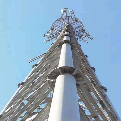 30m Pipe Wifi 3 Leg Tubular Steel Tower Lattice Seamless Mast Komunikasi Mikrowave Antenna Tower
