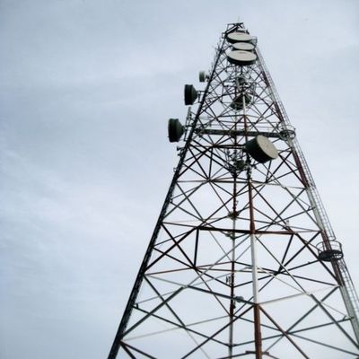 30m Pipe Wifi 3 Leg Tubular Steel Tower Lattice Seamless Mast Komunikasi Mikrowave Antenna Tower