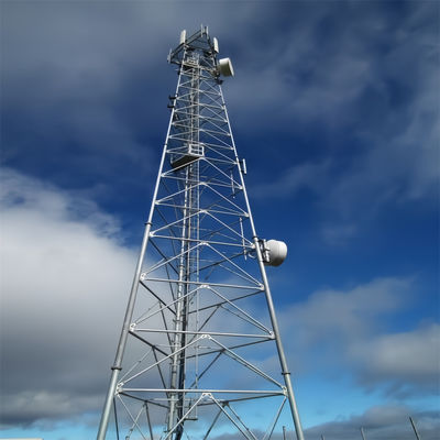 Komunikasi Wifi Telepon Antena Segitiga Mast 3 Kaki Menara Komunikasi Radio