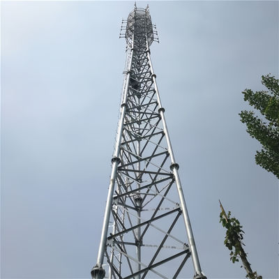 Komunikasi Wifi Telepon Antena Segitiga Mast 3 Kaki Menara Komunikasi Radio