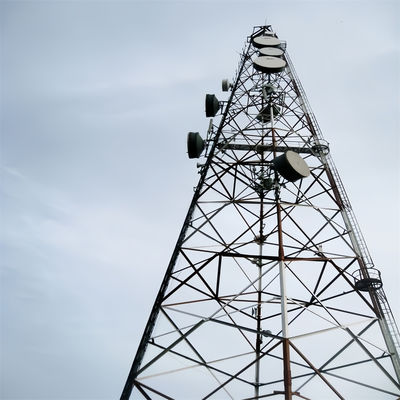 20m 30m 40m 50m 3 Leg Self Supporting Tower Telepon Seluler Telekomunikasi Antenna Stasiun Radio Jenis
