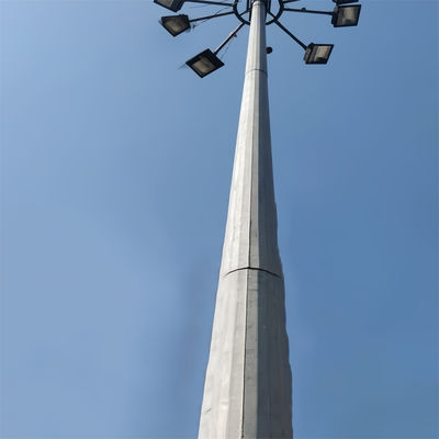 Iso 1461 15 20 30 40 50 M Meter 4G 5G Stand Cell Signal Pole Climbing Ladder Self SupportingB Monopole Antenna Tower