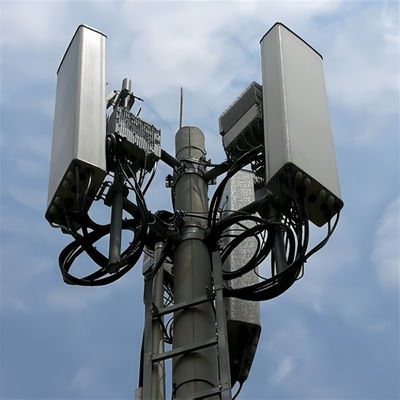 Komunikasi 20 30 40 M Antenna Self-supporting Mast 4G 5G Wifi Monopole Menara telekomunikasi