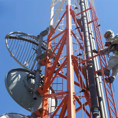 Self-supporting Galvanized Wifi Wireless 3 kaki menara Angular Steel Tower