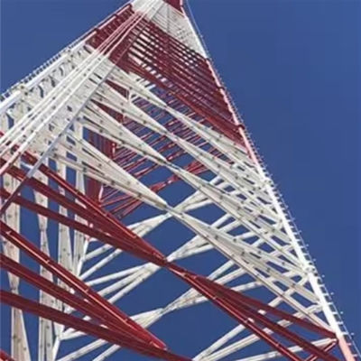 45 Meter Angle Steel Lattice Self Supporting Antenna Tower Penyedia 4g 5g Menara