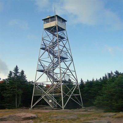 Menara Penjaga Platform Baja Sudut Rangka Menara Penjaga Pengamatan Kebakaran