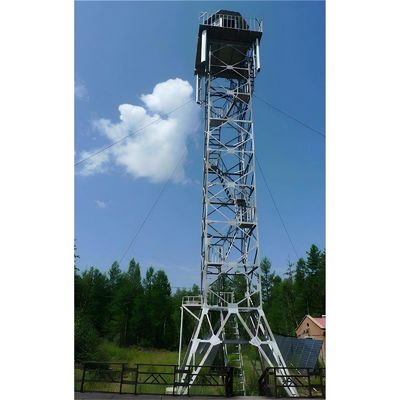 Menara Penjaga Logam Di Penjara Penjaga Penjaga Menara Observasi Api