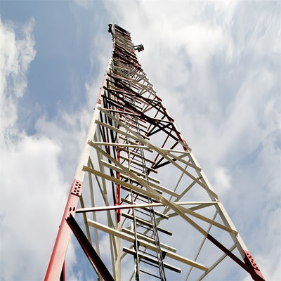 5 10 15 20 25 30 M Self-supporting Galvanized Angular Steel 3 Legged Tower