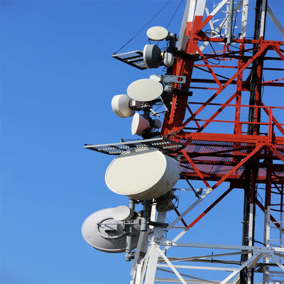 30m 40m 45m 50m 60m 80m Microwave Self Supporting Lattice Tower 3 Leg Angle Steel Antenna Menara Telekomunikasi