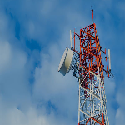 A36 Astm 60 M Meters 4 Legged Steel Microwave Communication Tower 50 Ft Menara Pendukung Diri