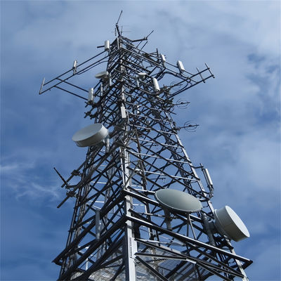 5-200M Galvanized Angle Steel Steel Lattice Tower Produsen Lattice Telecom Tower
