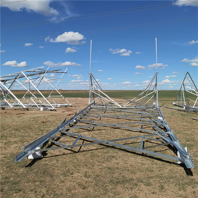 4G Wireless Outdoor TV Telepon Seluler Komunikasi Satelit Radio Mikrowave Antenna Lattice Tower 4 Leg Angular Tower