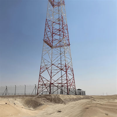 Wifi Transmitter Self-supporting Antenna Tower Solar Energy Steel Satellite 4 Leg Galvanized Steel Tower