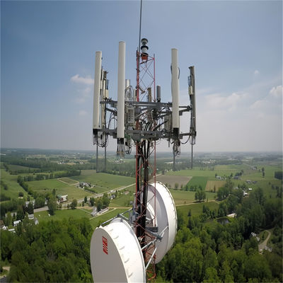 25 35 45 55 60 m Pangkalan Pendukung Sendiri Radio Transmisi Pylon Wifi Penerima Baja Telekomunikasi Menara Komunikasi 4 kaki