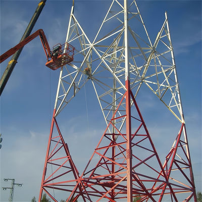 25 35 45 55 60 m Pangkalan Pendukung Sendiri Radio Transmisi Pylon Wifi Penerima Baja Telekomunikasi Menara Komunikasi 4 kaki