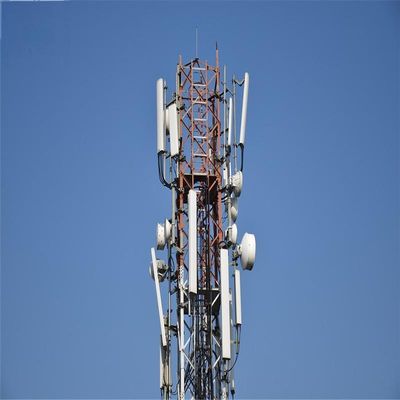 60m 4 Leg Galvanized Self Standing Antenna Tower Angle Broadcast Microwave Radio Menara Komunikasi Tertinggi