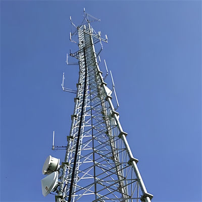 30m Pipe Wifi 3 Leg Tubular Steel Tower Lattice Seamless Mast Komunikasi Mikrowave Antenna Tower