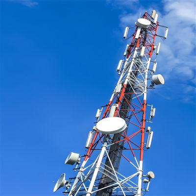 Menara Telkom Tubular 3 Legged Antenna Menara Telkom Lattice Self-supporting Menara Q345 / Q235