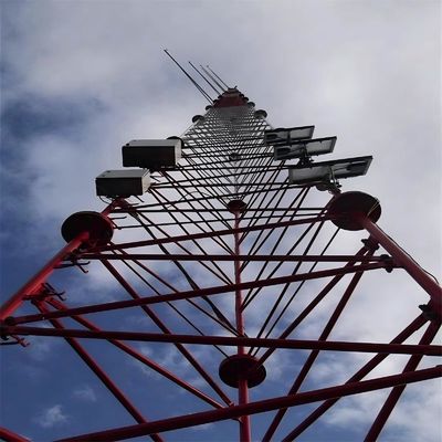 Produsen Harga 2g 3g 4g 5g Telekomunikasi nirkabel GSM Signal Antenna 3/4 Legged Tubular Steel Tower