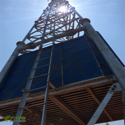 Q345 / Q235 Menara Baja Tubular Berkaki 3 / Menara Baja Rangka ANSI/TIA-222-G-2005