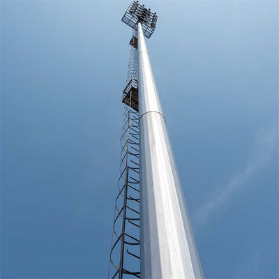Kualitas tinggi 20m 30m 45m 50m Komunikasi Antenna Pole 5G Cell Signal Base Station Monopole Steel Telecom Tower