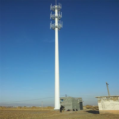 Kualitas tinggi 20m 30m 45m 50m Komunikasi Antenna Pole 5G Cell Signal Base Station Monopole Steel Telecom Tower