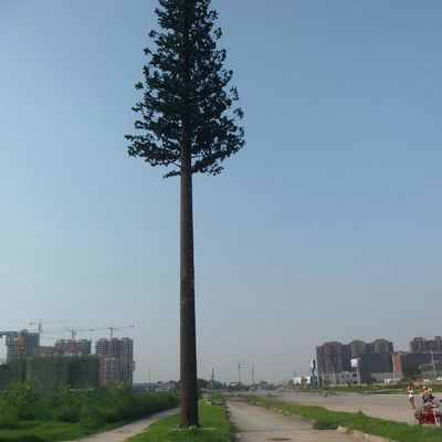 10 20 30 40 50 60 70 80 M Hot Dip Galvanized Disamarkan Pole Palm / Pine Micro False Cell Tower Pohon 10 20 30 40 50 60 70 80 M