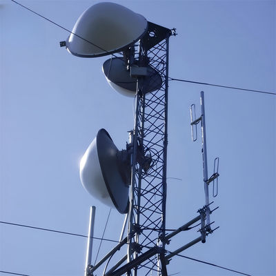 20M Meter Hot Dip Galvanized Tubular Steel Guyed Wire Tower 5G Radio Antenna Telekomunikasi Mast
