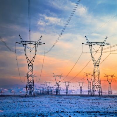 Menara Lini Transmisi Listrik Tegangan Tinggi 10KV 33KV 66KV 110KV