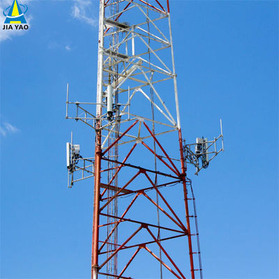 10 20 30 40 50 60M Galvanized Tubular Steel Tower Wifi Signal Bts Televisi 3 Kaki Tubular Steel Tower