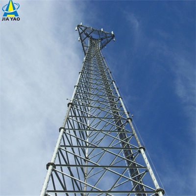 10 20 30 40 50 60M Galvanized Tubular Steel Tower Wifi Signal Bts Televisi 3 Kaki Tubular Steel Tower