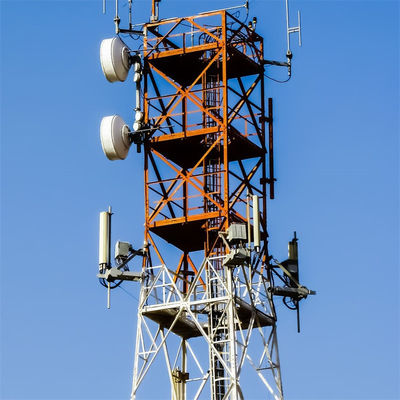 Angle Lattice Steel Radio Antenna 4g Peralatan Wireless Antenna Booster Cell Signal Menara Telekomunikasi Seluler