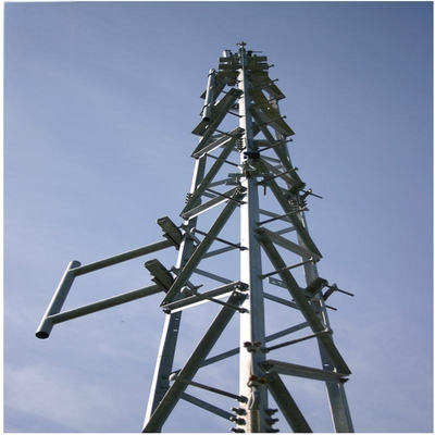 20 25 30 35 40 42 45 48 50 52 55 60 65 M Meter Mast Pylon Angular Iron 3 Legged Telecommunication Angle Steel Tower