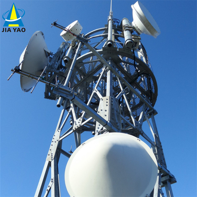 20 25 30 35 40 42 45 48 50 52 55 60 65 M Meter Mast Pylon Angular Iron 3 Legged Telecommunication Angle Steel Tower