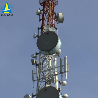 20 25 30 35 40 42 45 48 50 52 55 60 65 M Meter Mast Pylon Angular Iron 3 Legged Telecommunication Angle Steel Tower