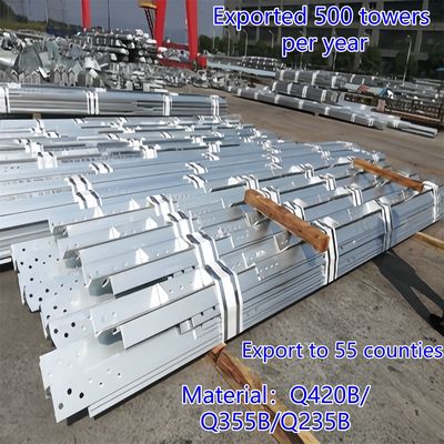 3 Legs Angle Communication Tower Galvanized Steel 30m Anti Rust 5G Signal Outdoor Urban Coverage