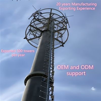 Baja 20 Meter Pabrik Pemasok Monopoli Telekomunikasi GSM Menara Komunikasi